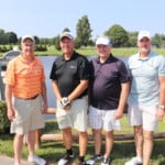 men on a golf course