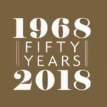 1968 - 2018 promo logo
