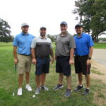 The winning foursome of the 2021 Jack Rua Invitational
